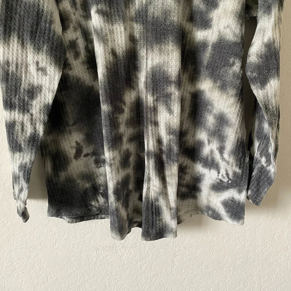 Torrid Womens Sweater Tie Dye Waffle Knit Plus Size 2 Scoop Neck Long Sleeve - Picture 10 of 14